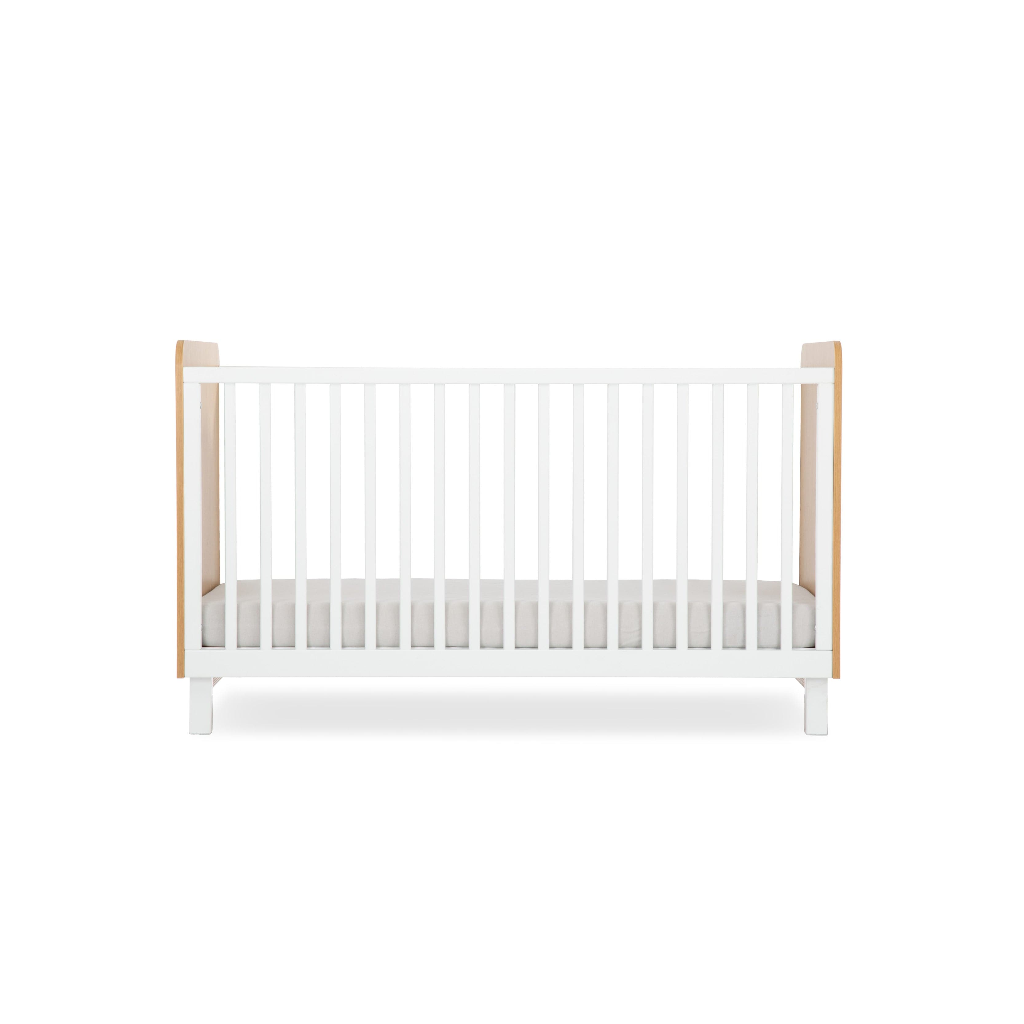 Cuddleco Rafi 2 Piece Nursery Furniture Set - Oak & White -  | For Your Little One
