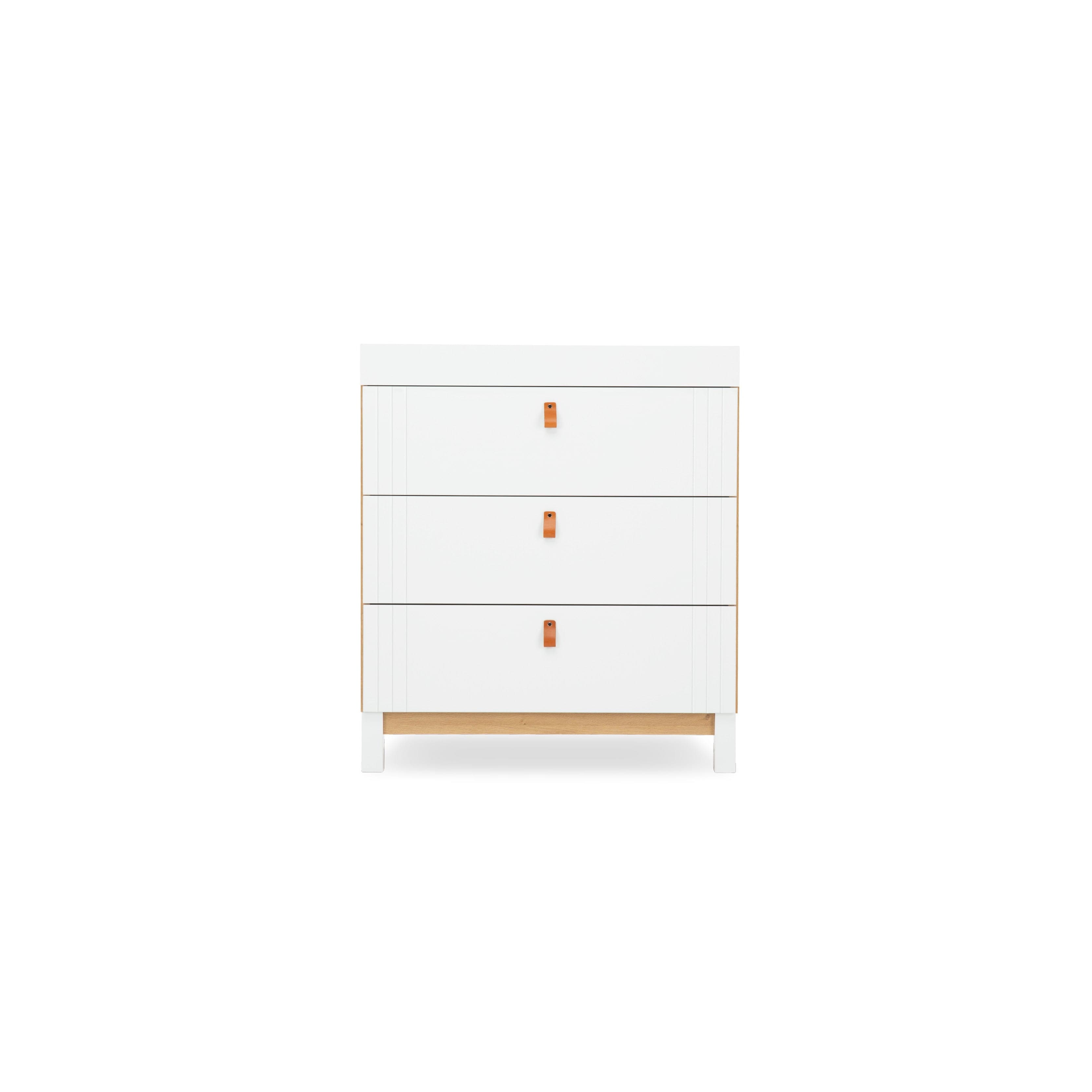 Cuddleco Rafi 2 Piece Nursery Furniture Set - Oak & White -  | For Your Little One