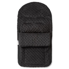Dimple Car Seat Footmuff / Cosy Toes Compatible with Doona Black Fits All Models 