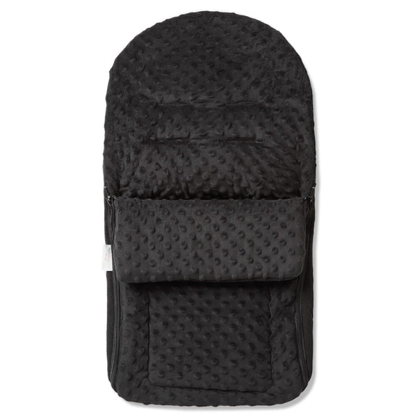 Dimple Car Seat Footmuff / Cosy Toes Compatible with Doona Black Fits All Models 