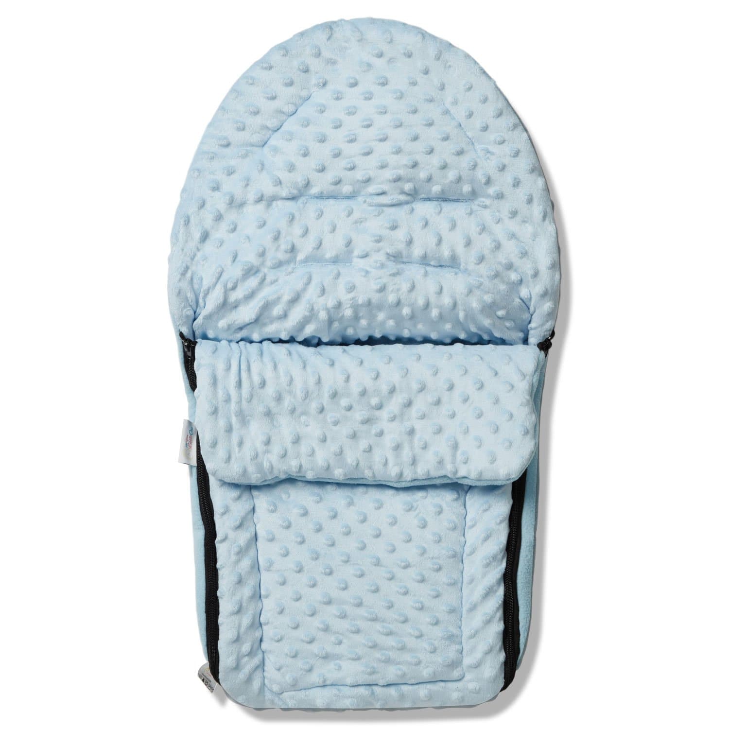 Universal Dimple Car Seat Footmuff / Cosy Toes - Fits All 3 And 5 Point Harnesses - Blue / Fits All Models | For Your Little One