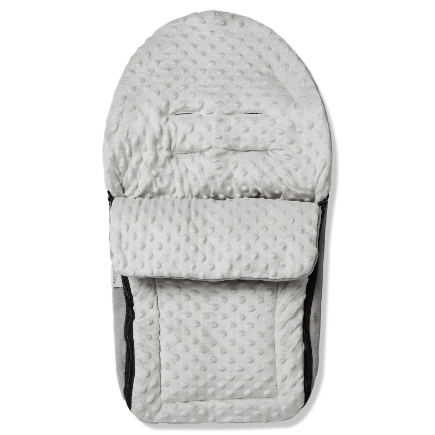 Dimple Car Seat Footmuff / Cosy Toes Compatible with Koochi - Grey / Fits All Models | For Your Little One