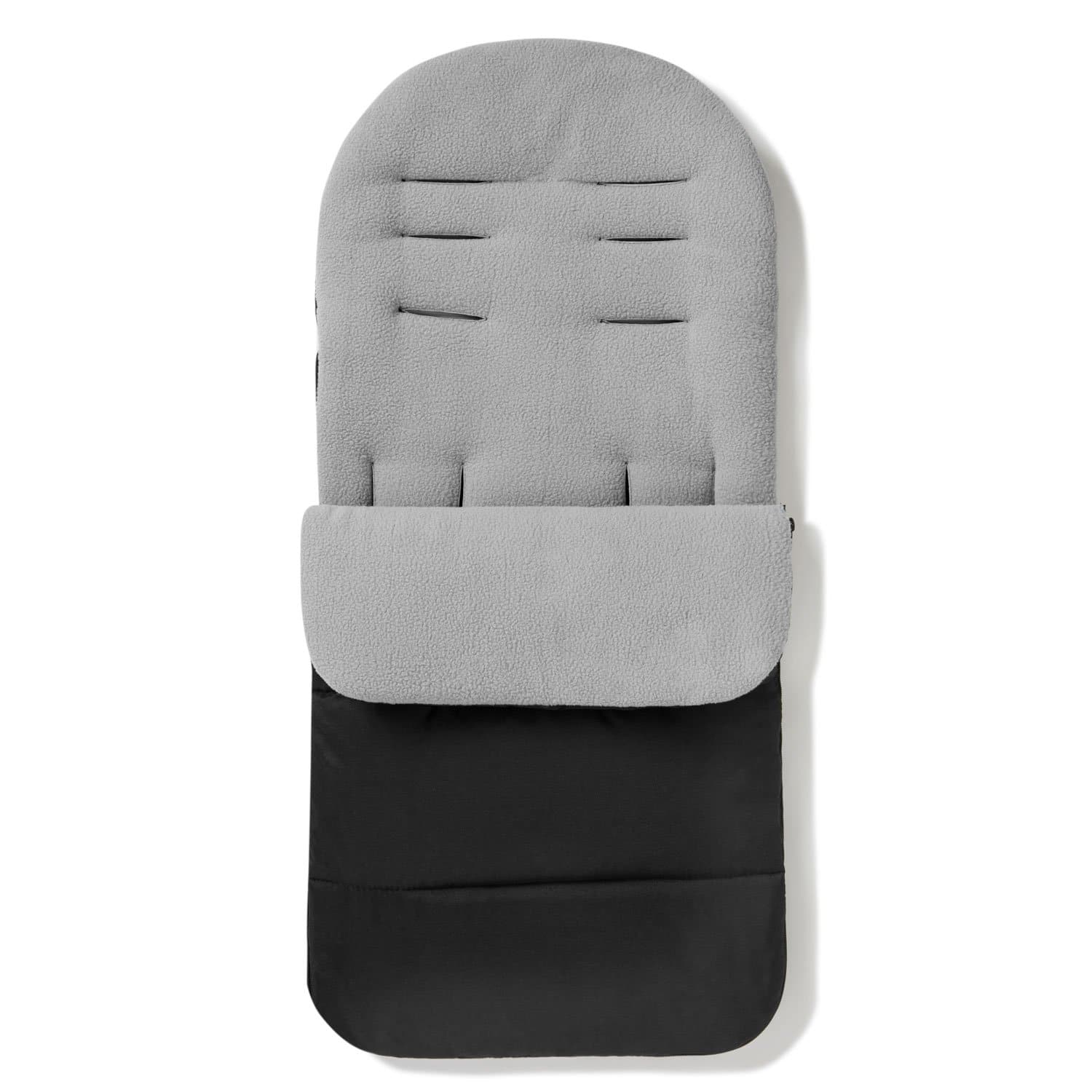 Universal Premium Pushchair Footmuff / Cosy Toes - Fits All Pushchairs / Prams And Buggies - Dolphin Grey / Fits All Models | For Your Little One