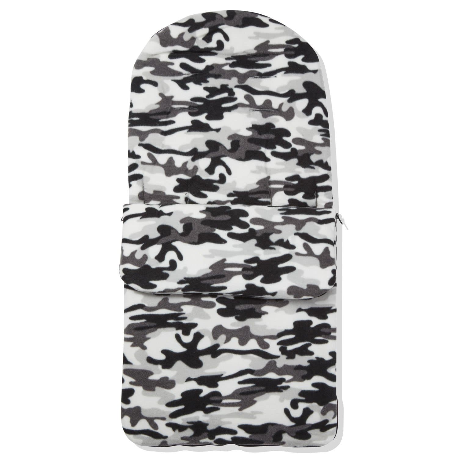 Universal Fleece Pushchair Footmuff / Cosy Toes - Fits All Pushchairs / Prams And Buggies Grey Camouflage Fits All Models 