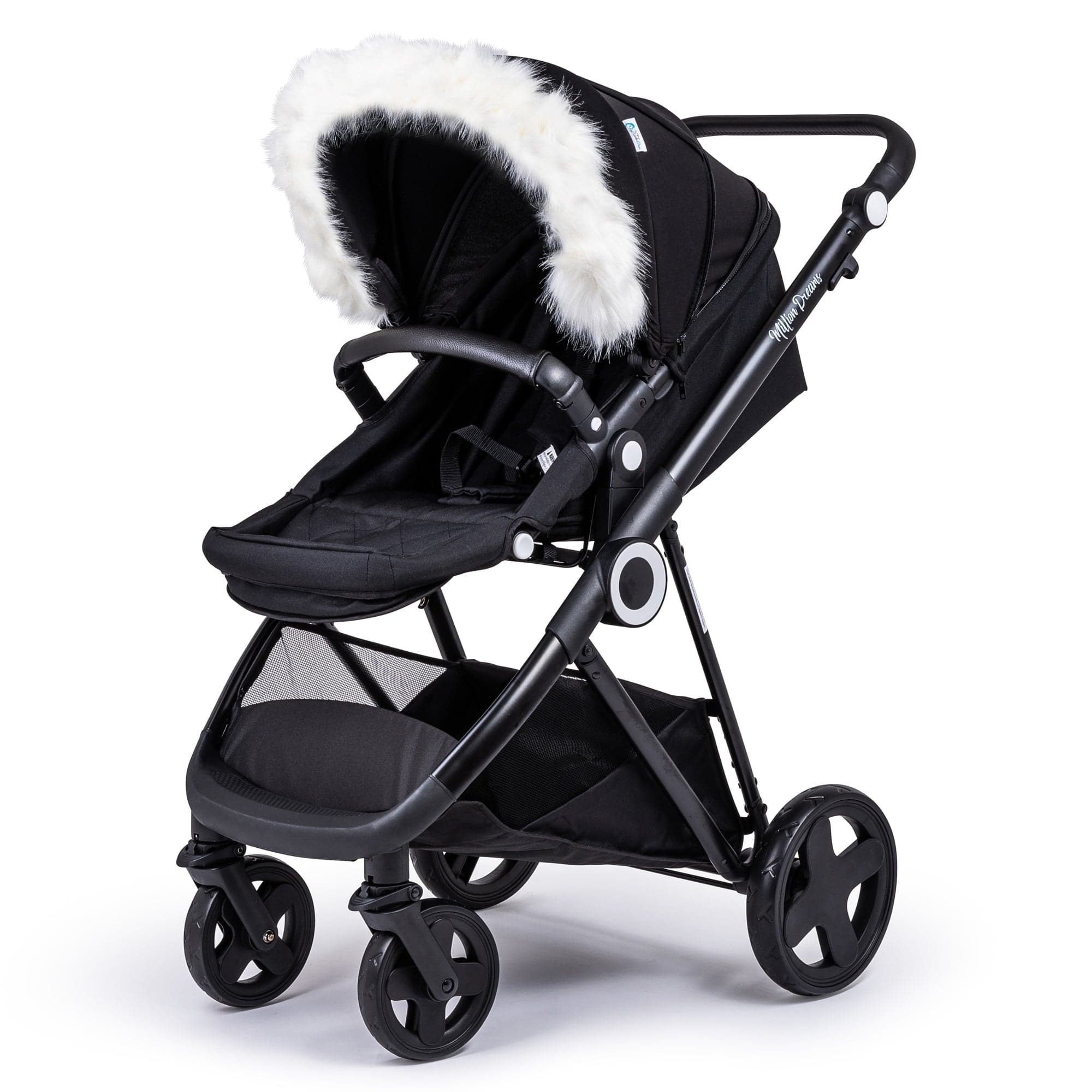 Blue clearance pram fur