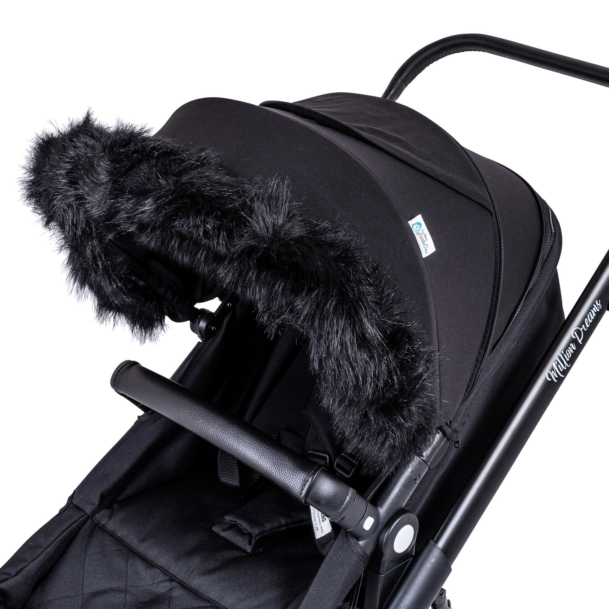 Pram Fur Hood Trim Attachment For Pushchair Compatible with Diono -  | For Your Little One