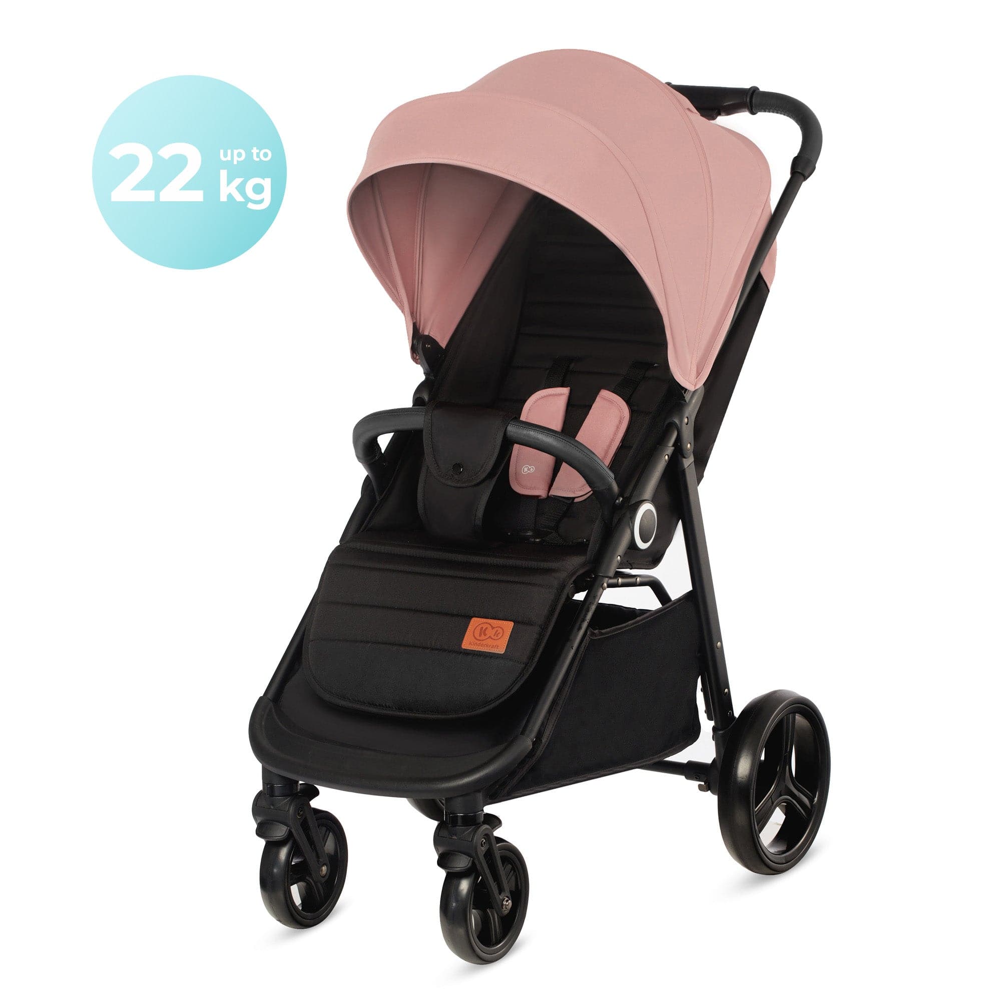 Kinderkraft Grande Plus stroller - Pink -  | For Your Little One