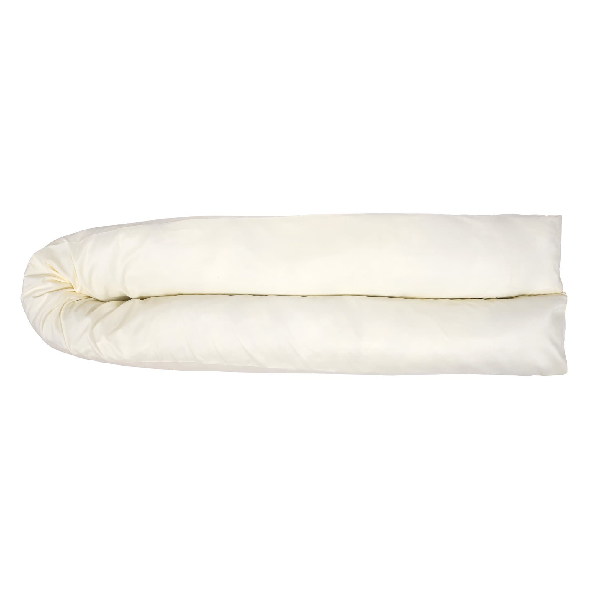 12 Ft Maternity Pillow And Case - Cream   