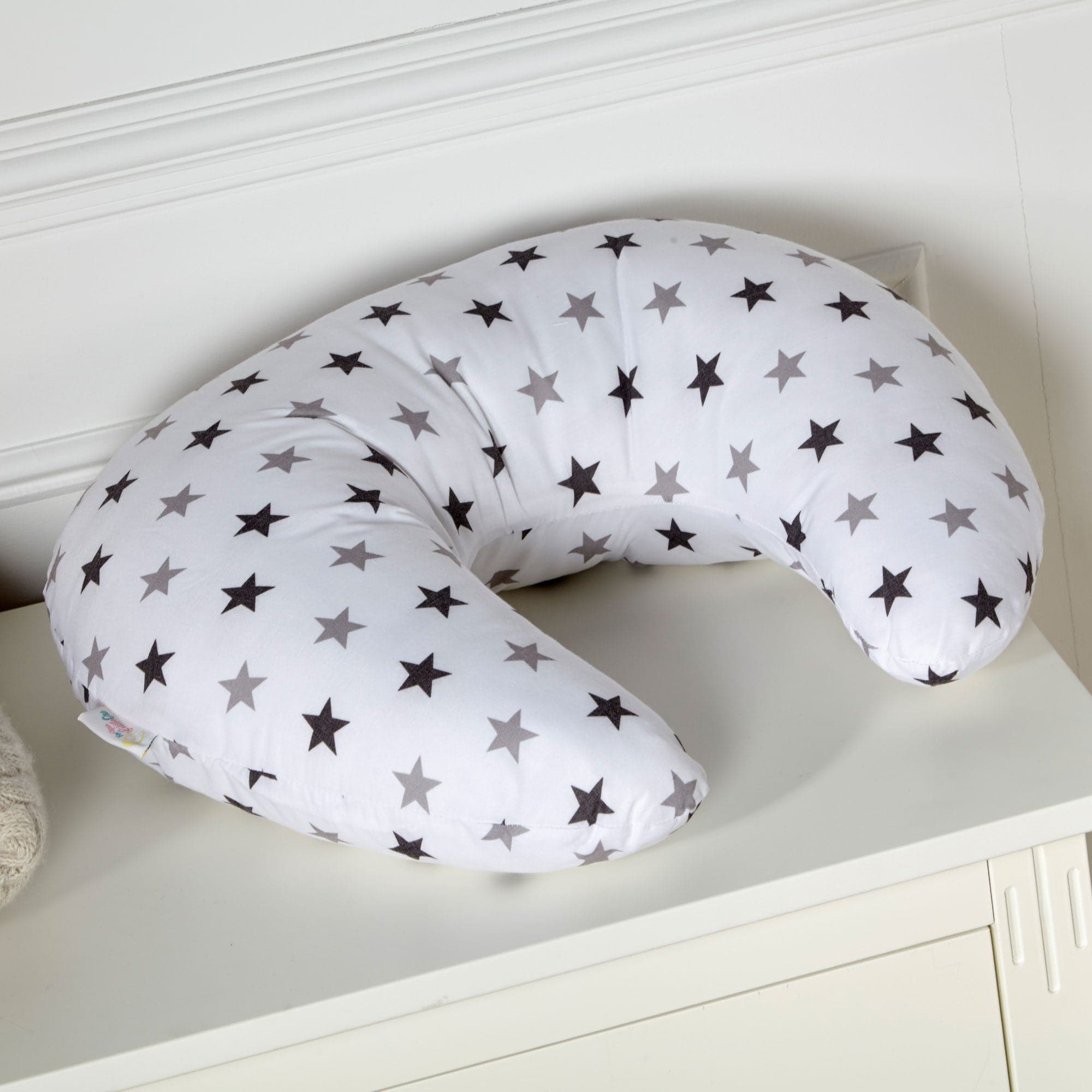 Breast Feeding Nursing Pillow Cover Only - Silver Twinkle -  | For Your Little One
