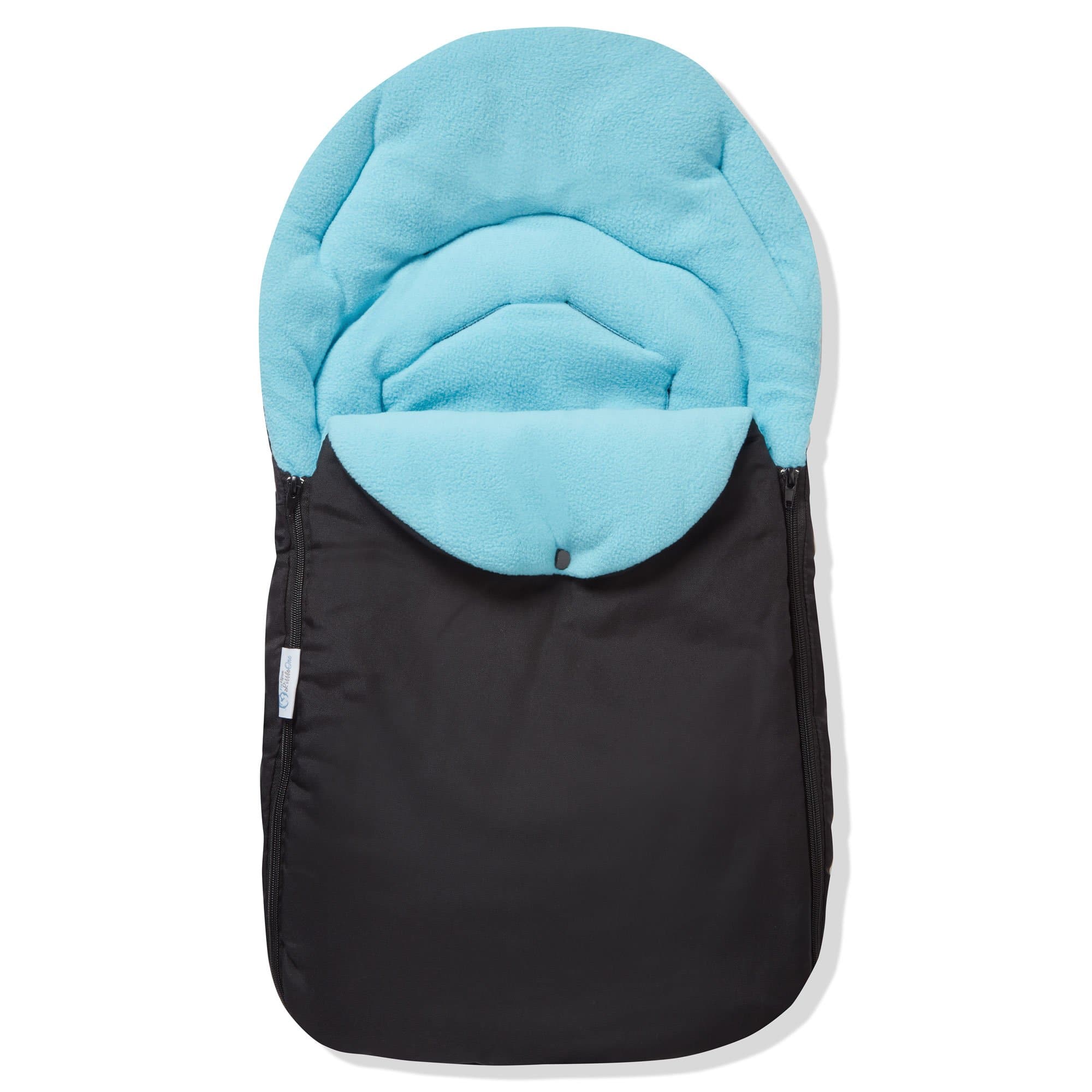 Universal Car Seat Footmuff / Cosy Toes - Fits All 3 And 5 Point Harnesses - Light Blue | For Your Little One
