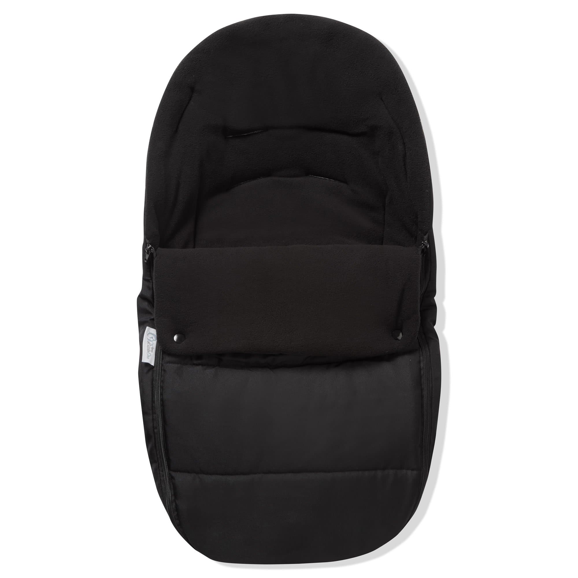 Universal Premium Car Seat Footmuff / Cosy Toes - Black Jack / Fits All Models | For Your Little One