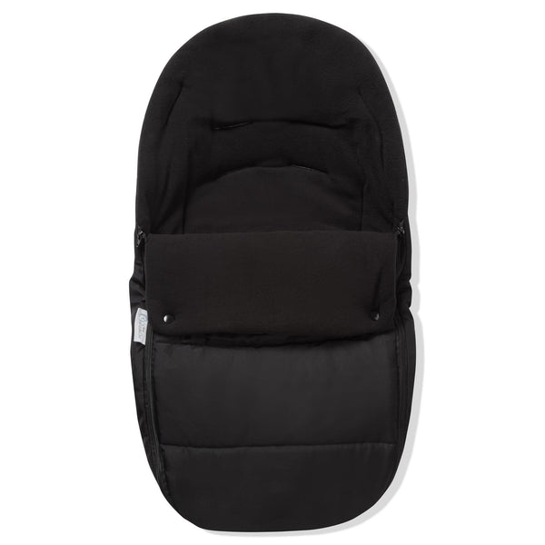 Premium Car Seat Footmuff / Cosy Toes Compatible with Doona Black Jack Fits All Models 