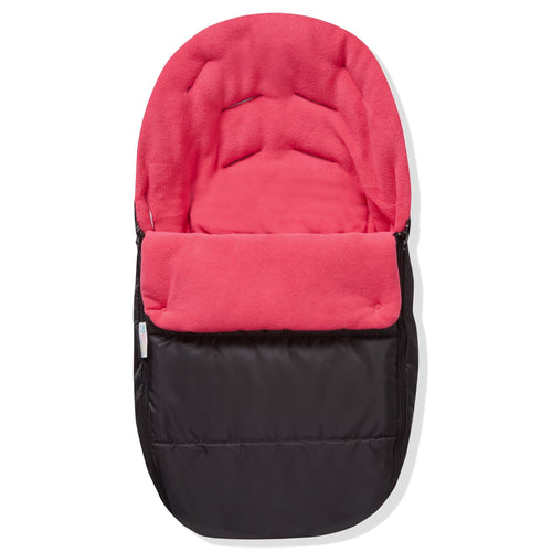 Premium Car Seat Footmuff / Cosy Toes Compatible with Doona Pink Rose Fits All Models 
