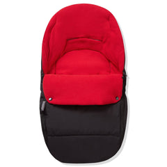 Premium Car Seat Footmuff / Cosy Toes Compatible with Doona Fire Red Fits All Models 