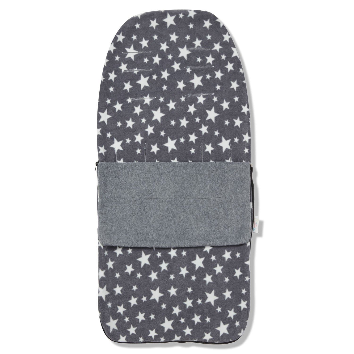 Snuggle Summer Footmuff Compatible with Bebe 9 - Grey Star / Fits All Models | For Your Little One