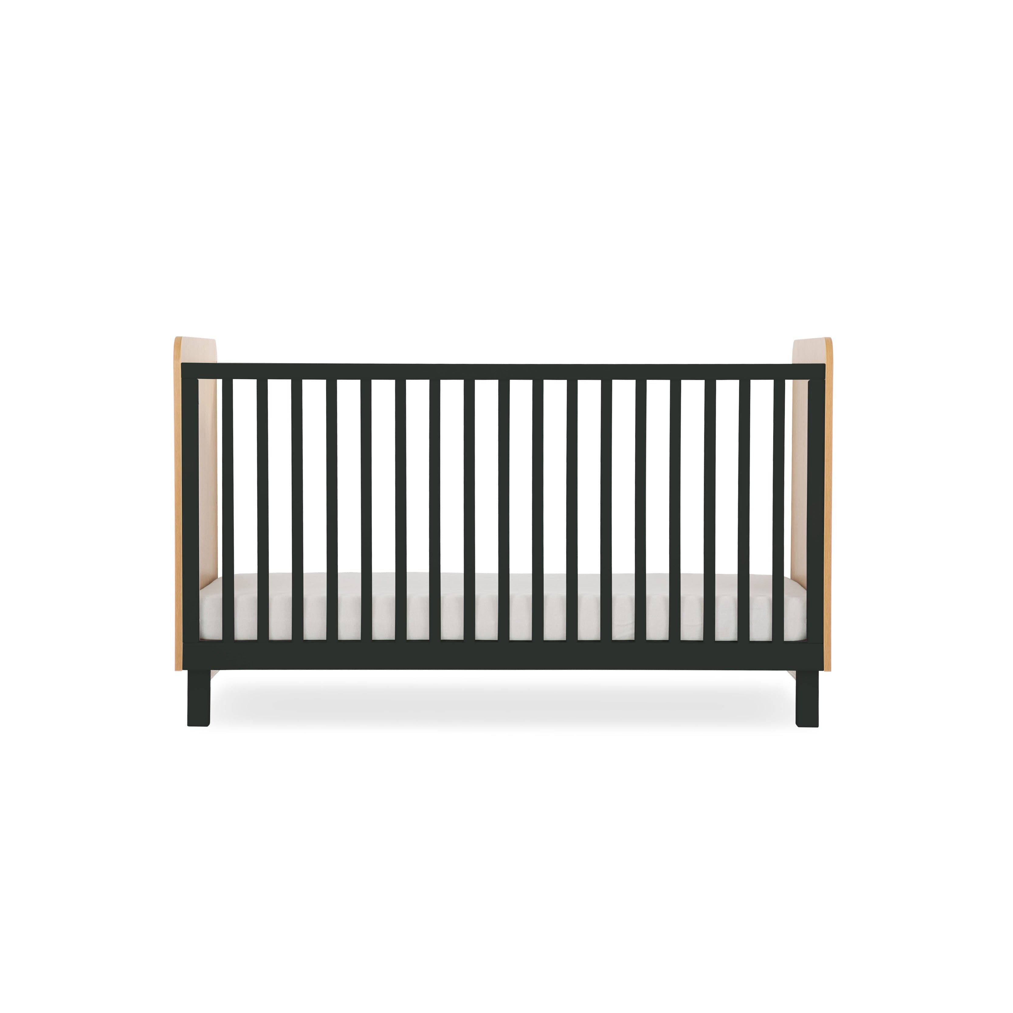 Cuddleco Rafi 2 Piece Nursery Furniture Set - Oak & Black -  | For Your Little One