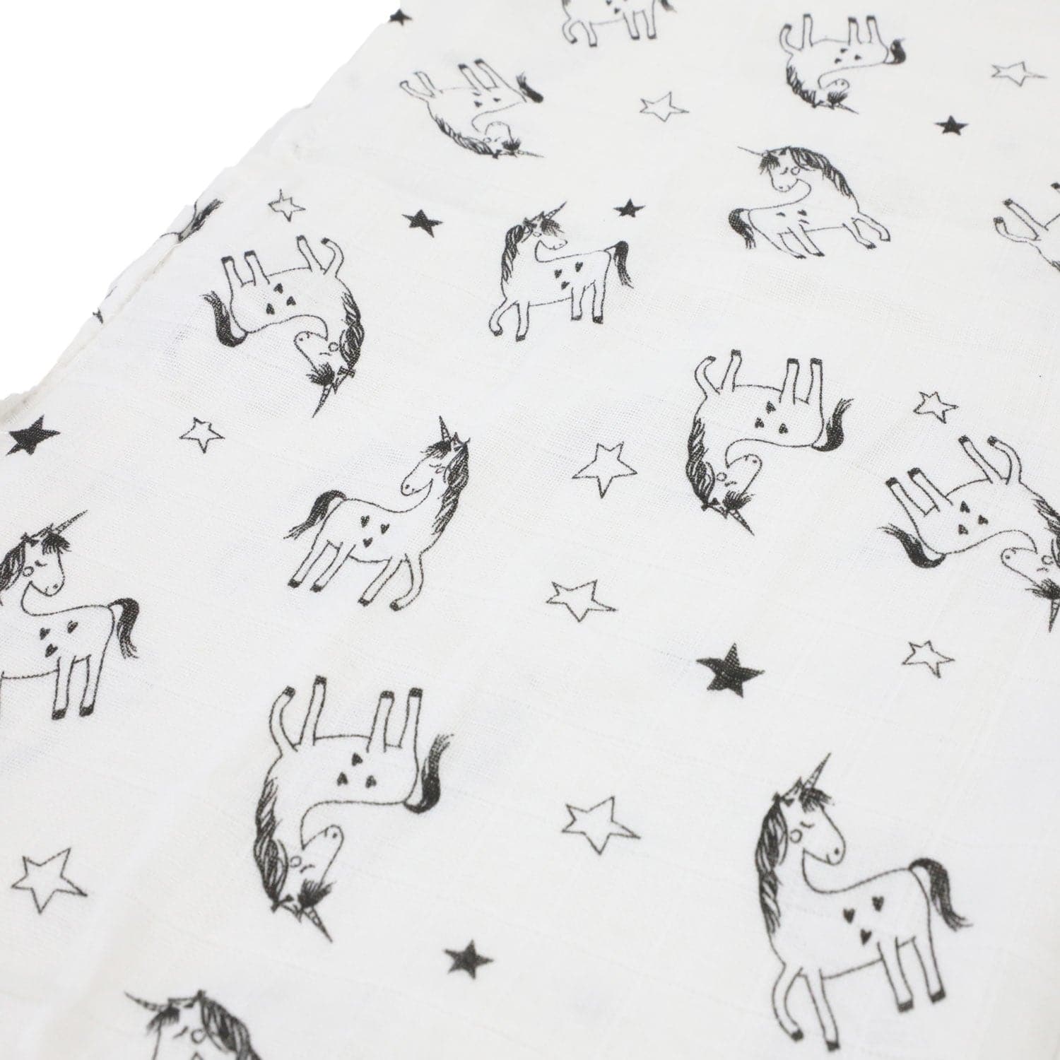 Printed Muslin Squares 100% Cotton 80x80cm - 1 / Unicorns | For Your Little One