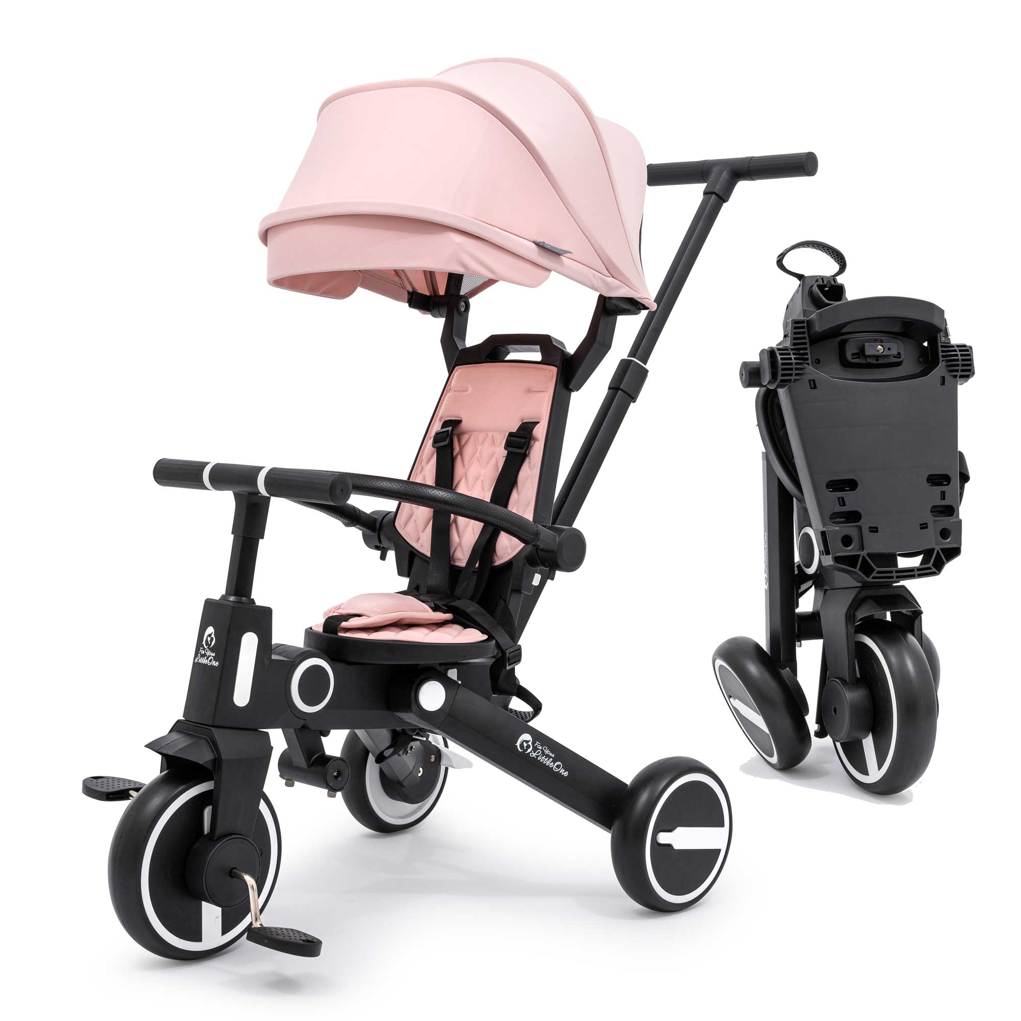 Foryourlittleone Xplor Foldable Trike - Pastel Pink -  | For Your Little One