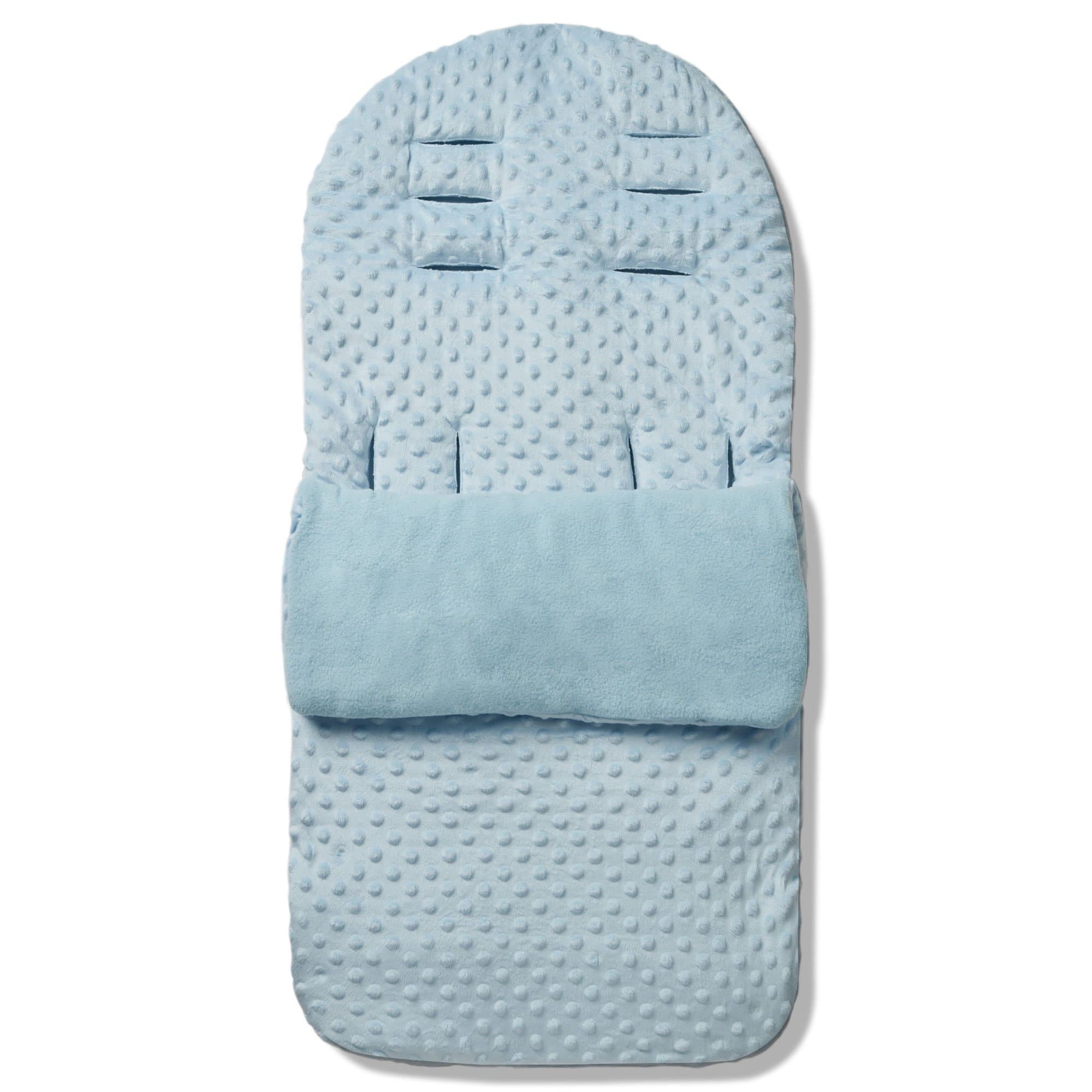 Universal Dimple Footmuff / Cosy Toes - Fits All Pushchairs / Prams & Buggies - Blue / Fits All Models | For Your Little One