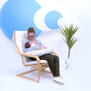 Breast Feeding Nursing Pillow - Silver Twinkle (COVER ONLY) - For Your Little One