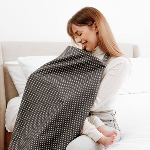 Breastfeed Apron - White Stars - For Your Little One