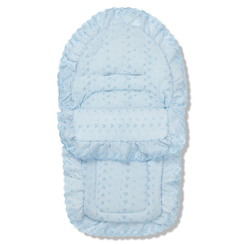 Broderie Anglaise Car Seat Footmuff / Cosy Toes Compatible with Egg - For Your Little One