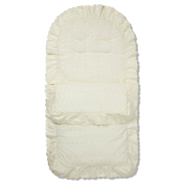 Broderie Anglaise Footmuff / Cosy Toes Compatible with Babyzen - For Your Little One