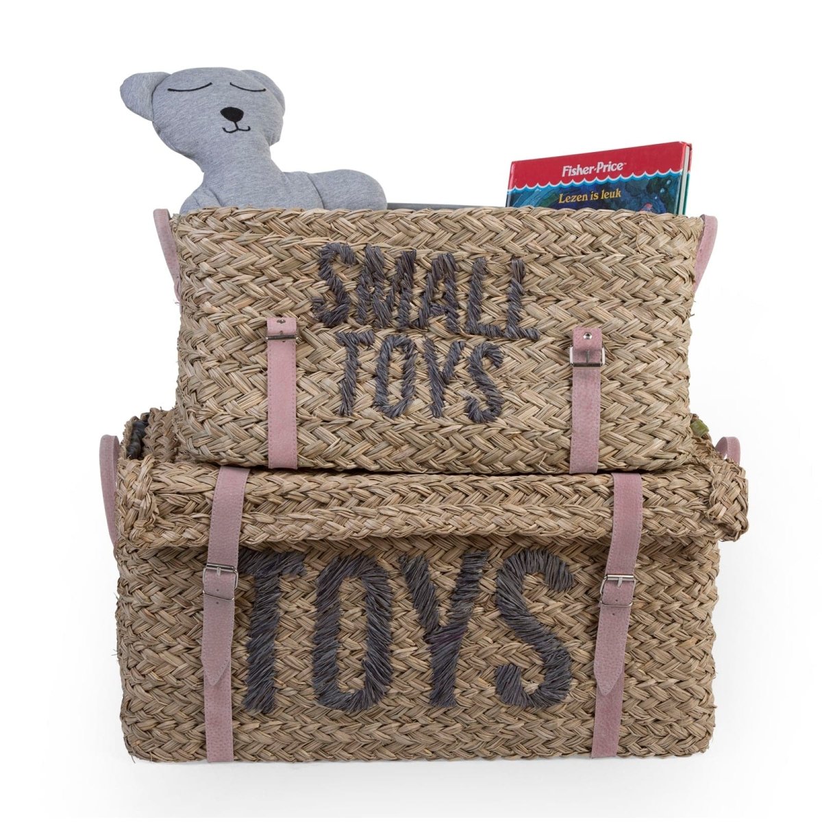 Childhome Rattan Storage Basket + Belt set of 2 - For Your Little One