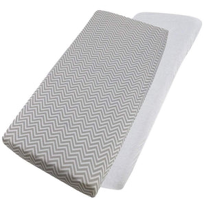 Crib Jersey Fitted Sheets 100% Cotton 40x90cm - Pack Of 4 - Fits All Models - For Your Little One