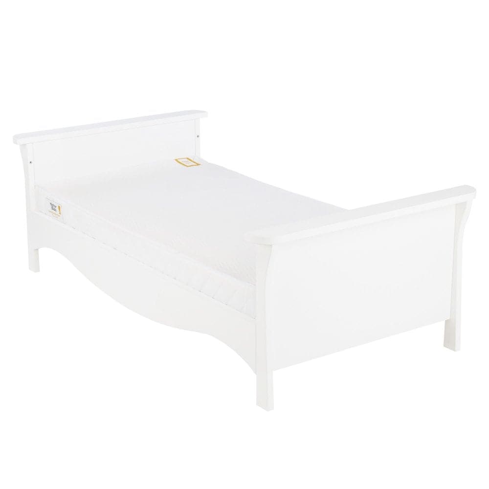 Cuddleco Clara 2 Piece Nursery Furniture Set (Cot Bed & Dresser) - White -  | For Your Little One