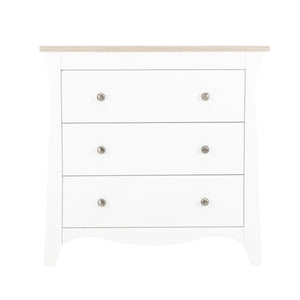 Cuddleco Clara 2 Piece Nursery Furniture Set - White & Ash - For Your Little One