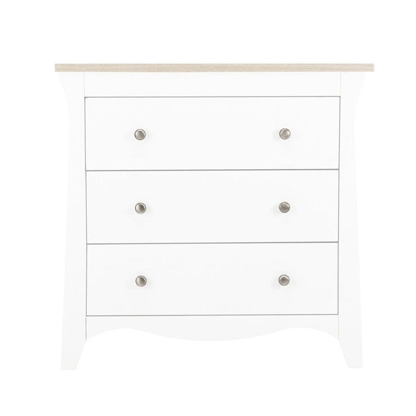 Cuddleco Clara 2 Piece Nursery Furniture Set - White & Ash - For Your Little One