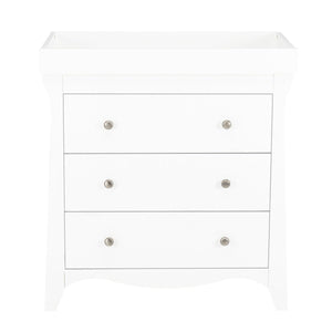 Cuddleco Clara 3 Piece Nursery Furniture Set - White - For Your Little One