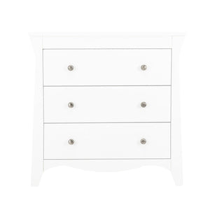 Cuddleco Clara 3 Piece Nursery Furniture Set - White - For Your Little One