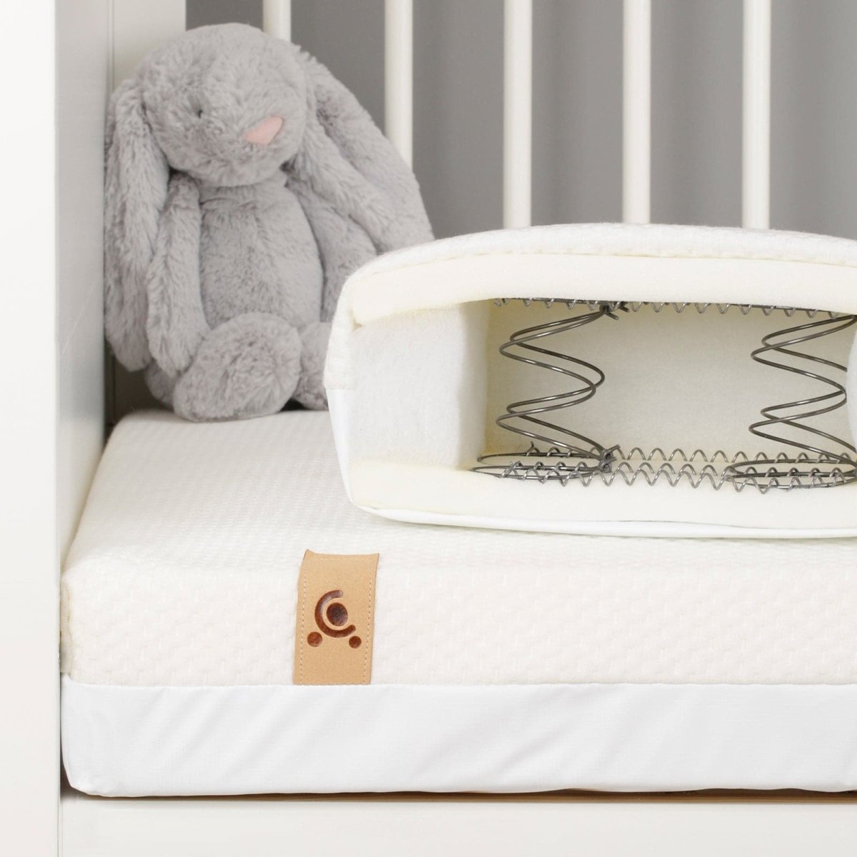 Cuddleco Harmony Hypo - Allergenic Bamboo Sprung Cot Bed Mattress 140 x 70cm - For Your Little One