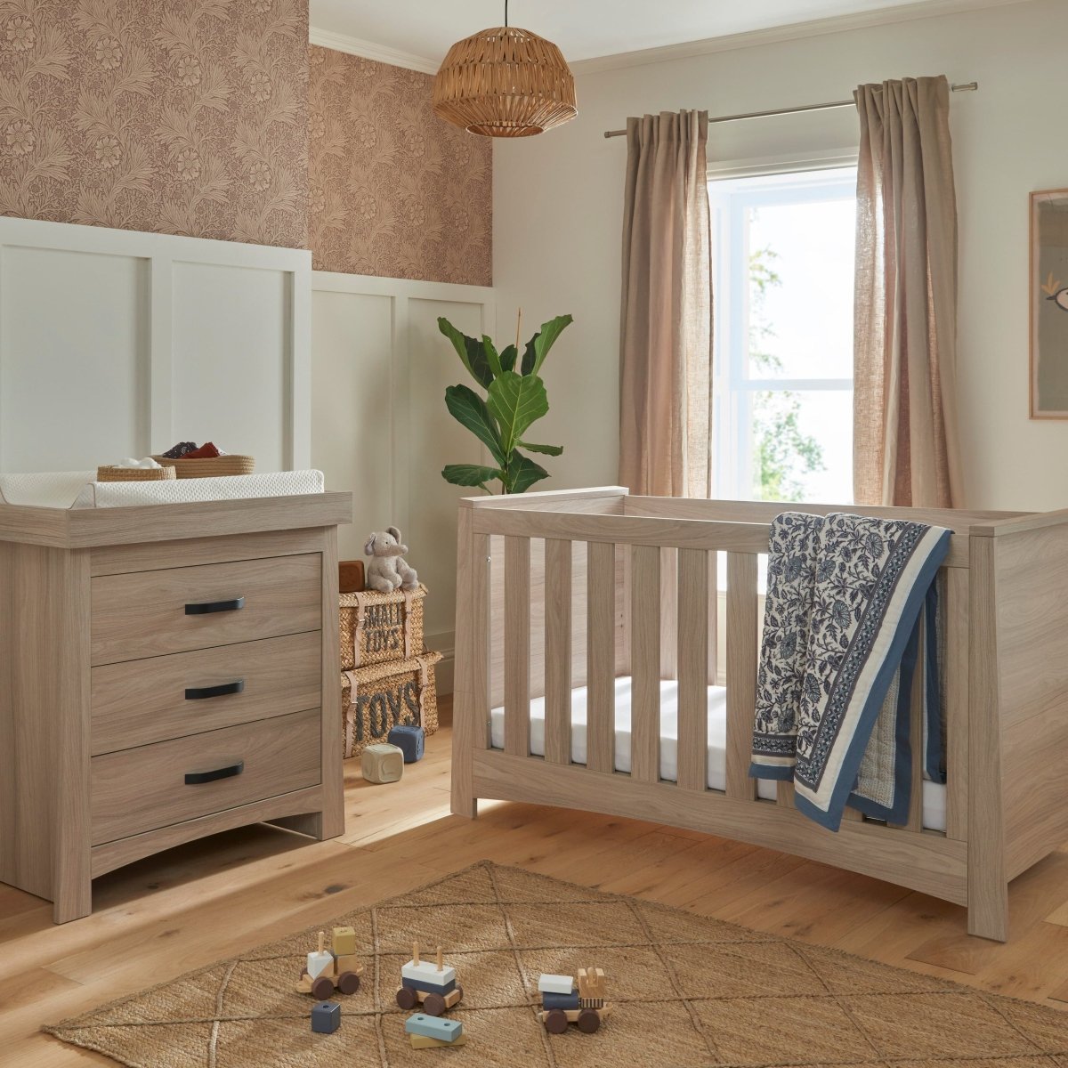 Cuddleco Isla 2 Piece Nursery Furniture Set - Ash - For Your Little One