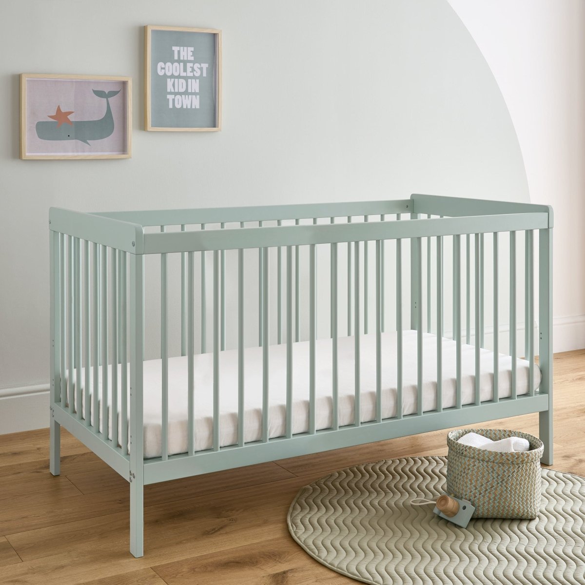 Cuddleco Nola 3 Piece Nursery Furniture Set - Sage Green - For Your Little One