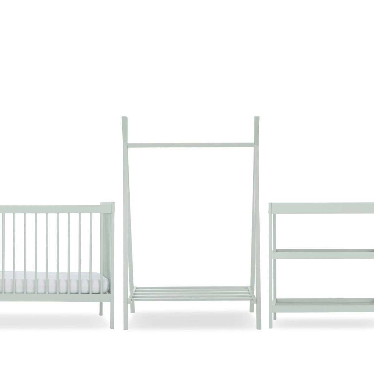 Cuddleco Nola 3 Piece Nursery Furniture Set - Sage Green - For Your Little One