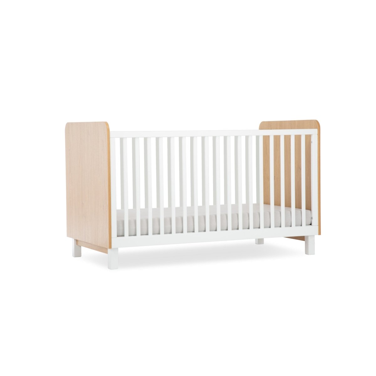 Cuddleco Rafi 4 Piece Nursery Furniture Set - Oak & White - For Your Little One
