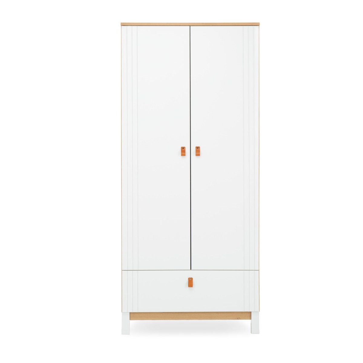 Cuddleco Rafi 4 Piece Nursery Furniture Set - Oak & White - For Your Little One