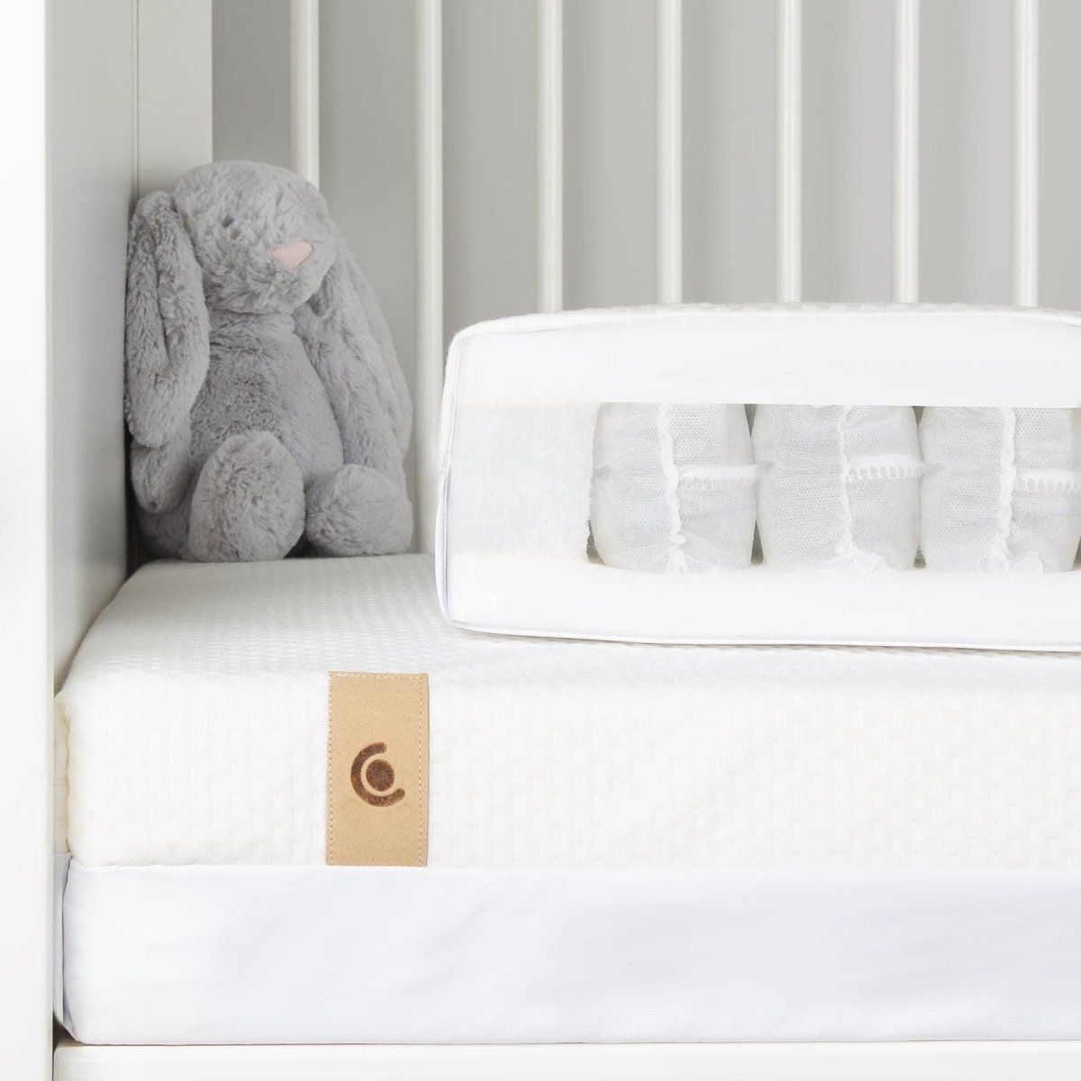 Cuddleco Signature Hypo - Allergenic Bamboo Pocket Sprung Cot Bed Mattress 140 x 70cm - For Your Little One