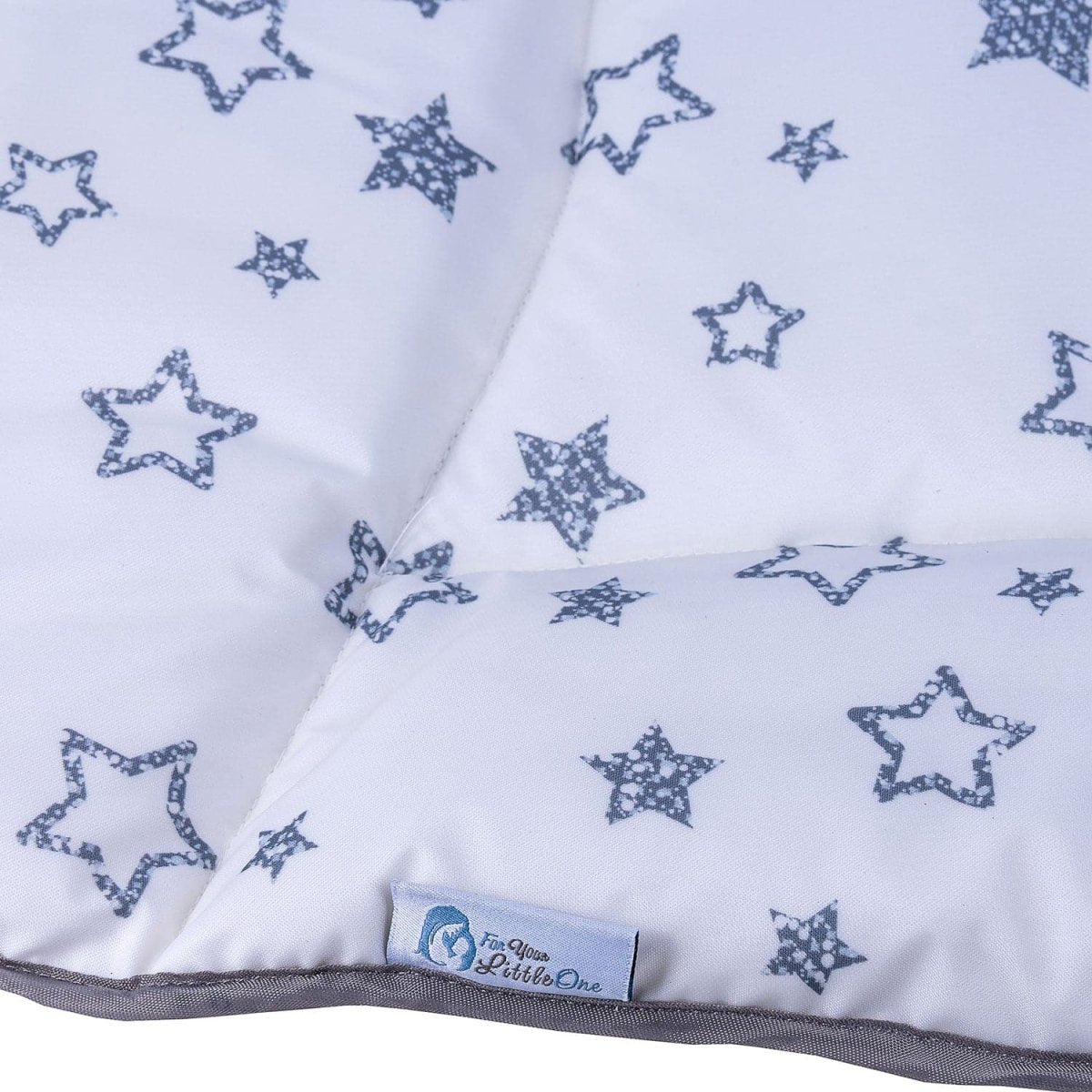 Deluxe Changing Mat - Grey Stars - For Your Little One