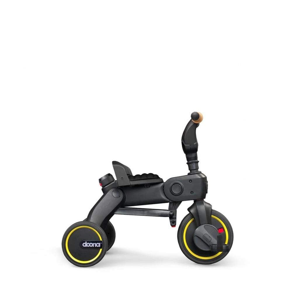 Doona Liki Foldable Trike S5 - Nitro Black | Compact & Stylish