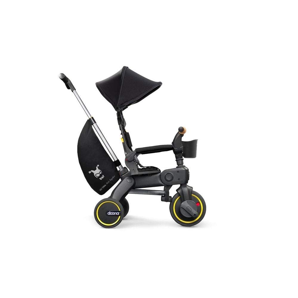 Doona Liki Foldable Trike S5 - Nitro Black | Compact & Stylish