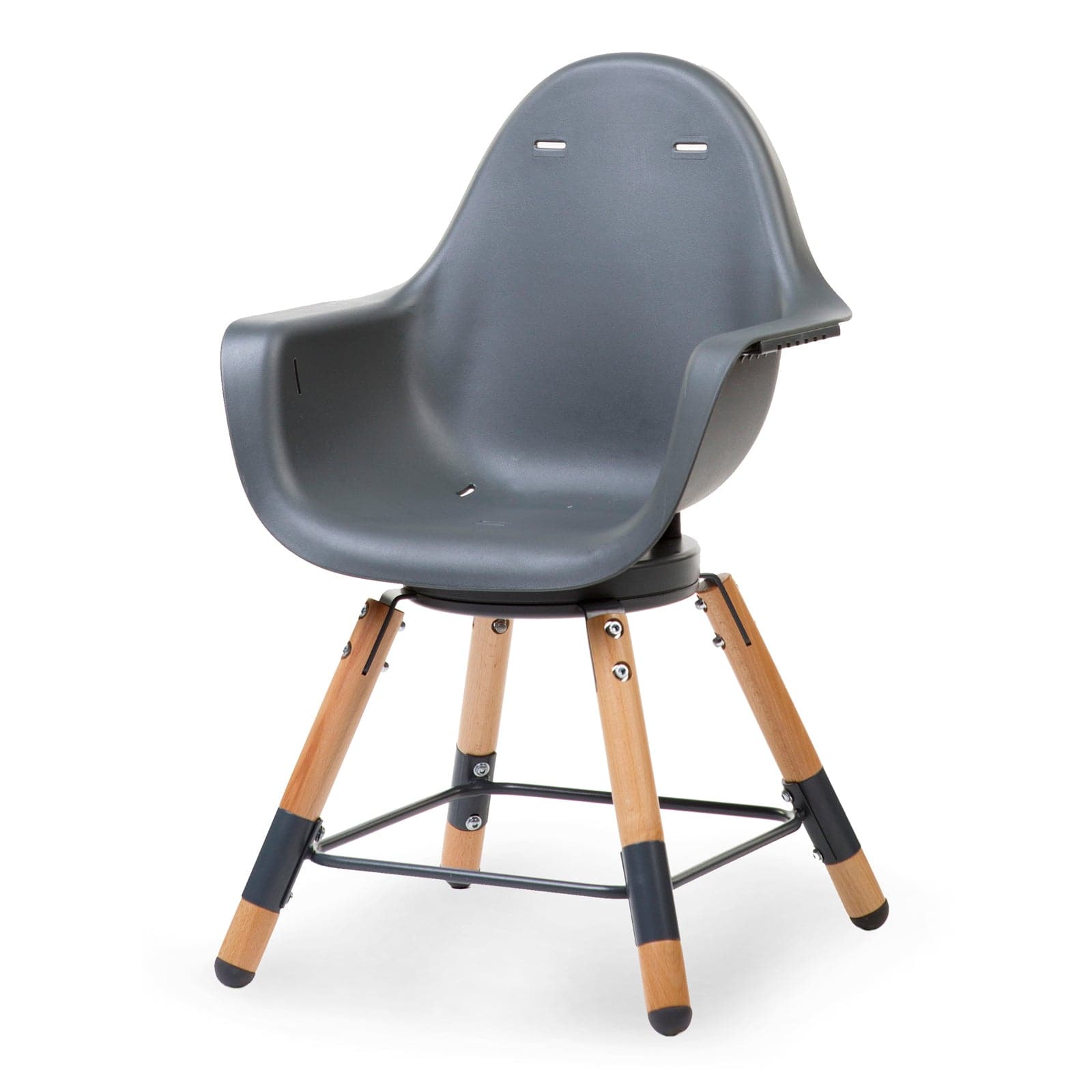 Childhome Evolu One.80° Highchair - Natural / Anthracite   