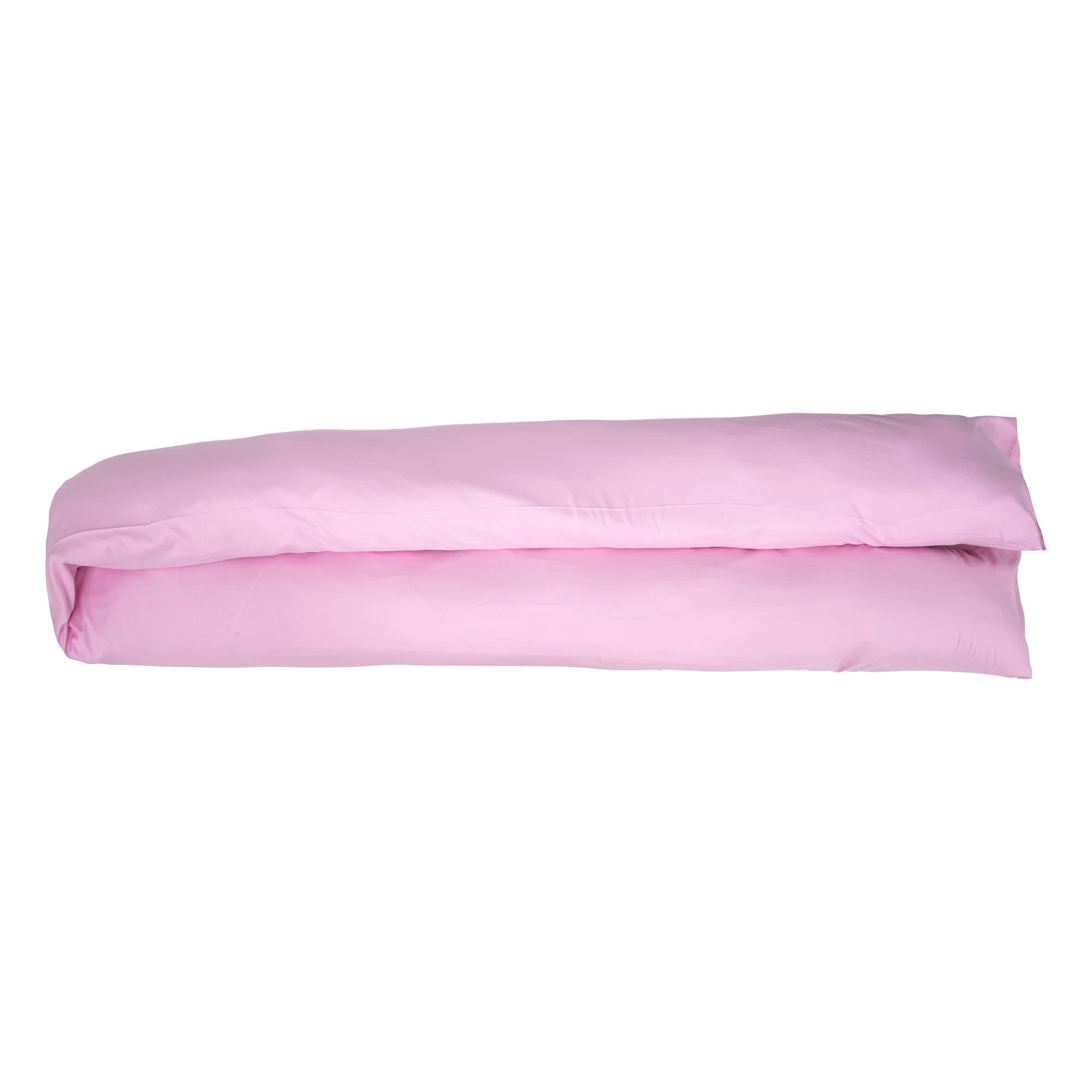 12 Ft Maternity Pillow And Case - Light Pink   