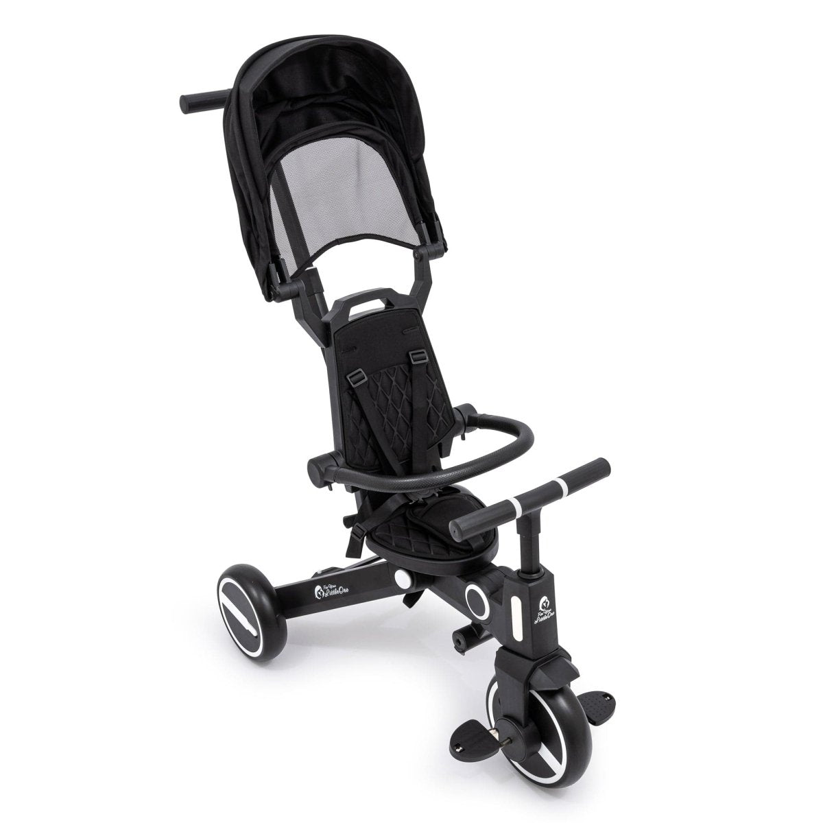Foryourlittleone Xplor Foldable Trike - Jet Black - Damaged Box - For Your Little One