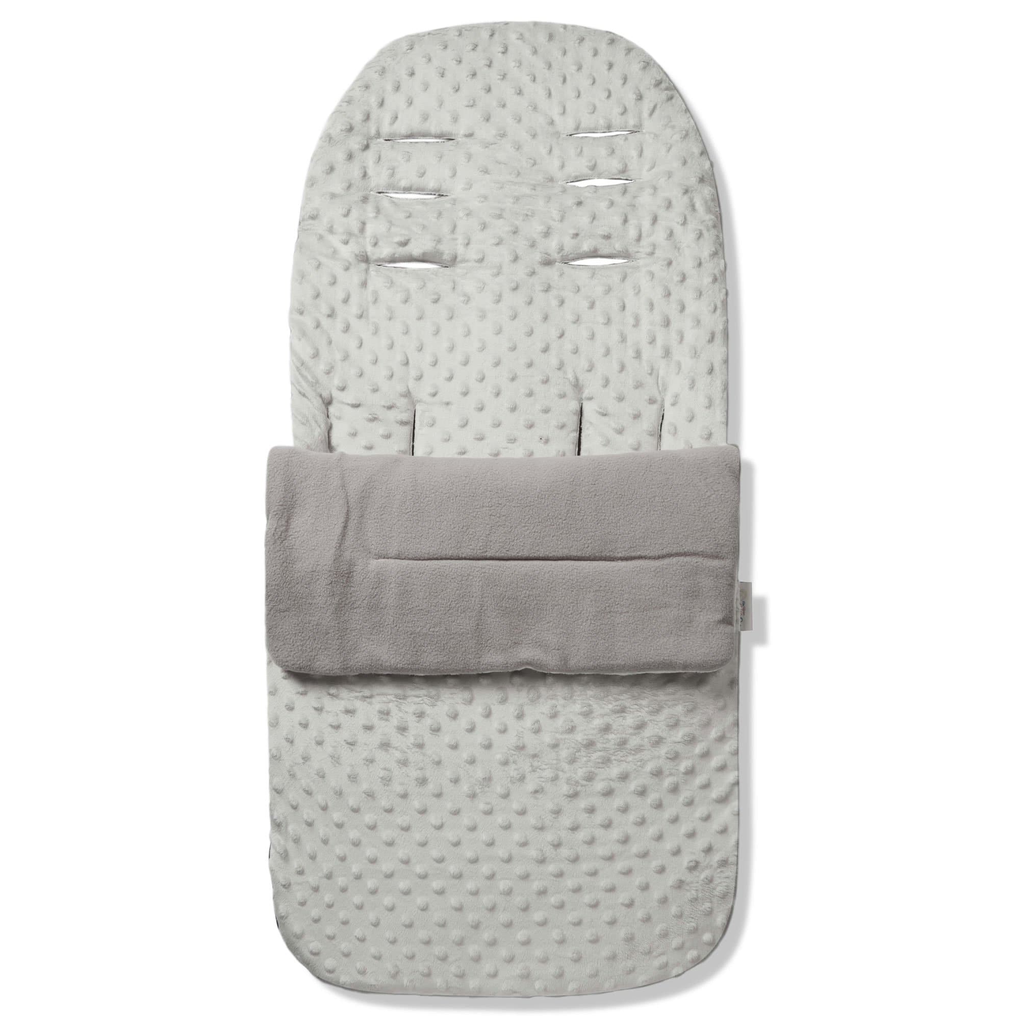 Universal Dimple Footmuff / Cosy Toes - Fits All Pushchairs / Prams & Buggies - Grey / Fits All Models | For Your Little One