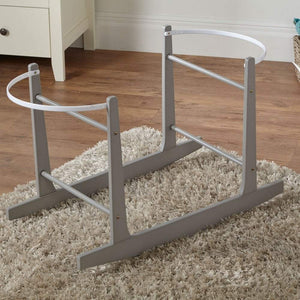 Grey Moses Basket Rocking Stand - For Your Little One