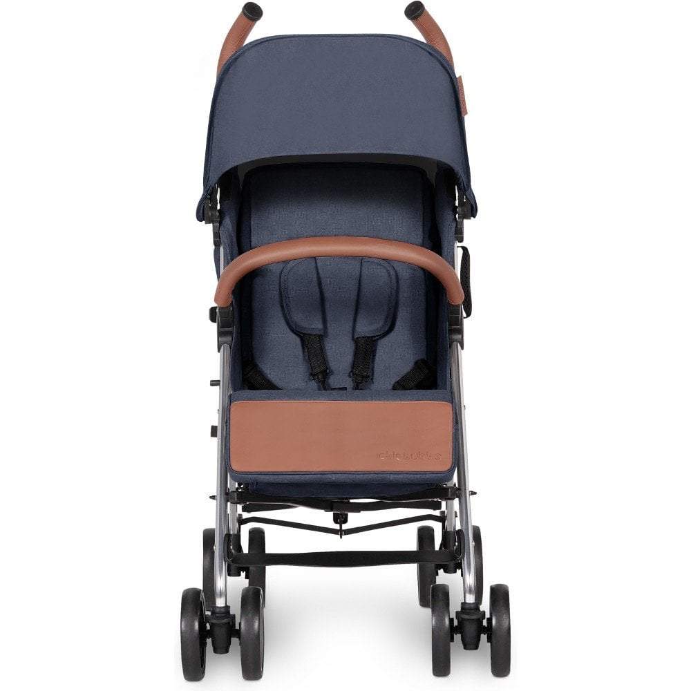Ickle bubba Discovery Stroller (Denim Blue on Silver) - Clearance - For Your Little One